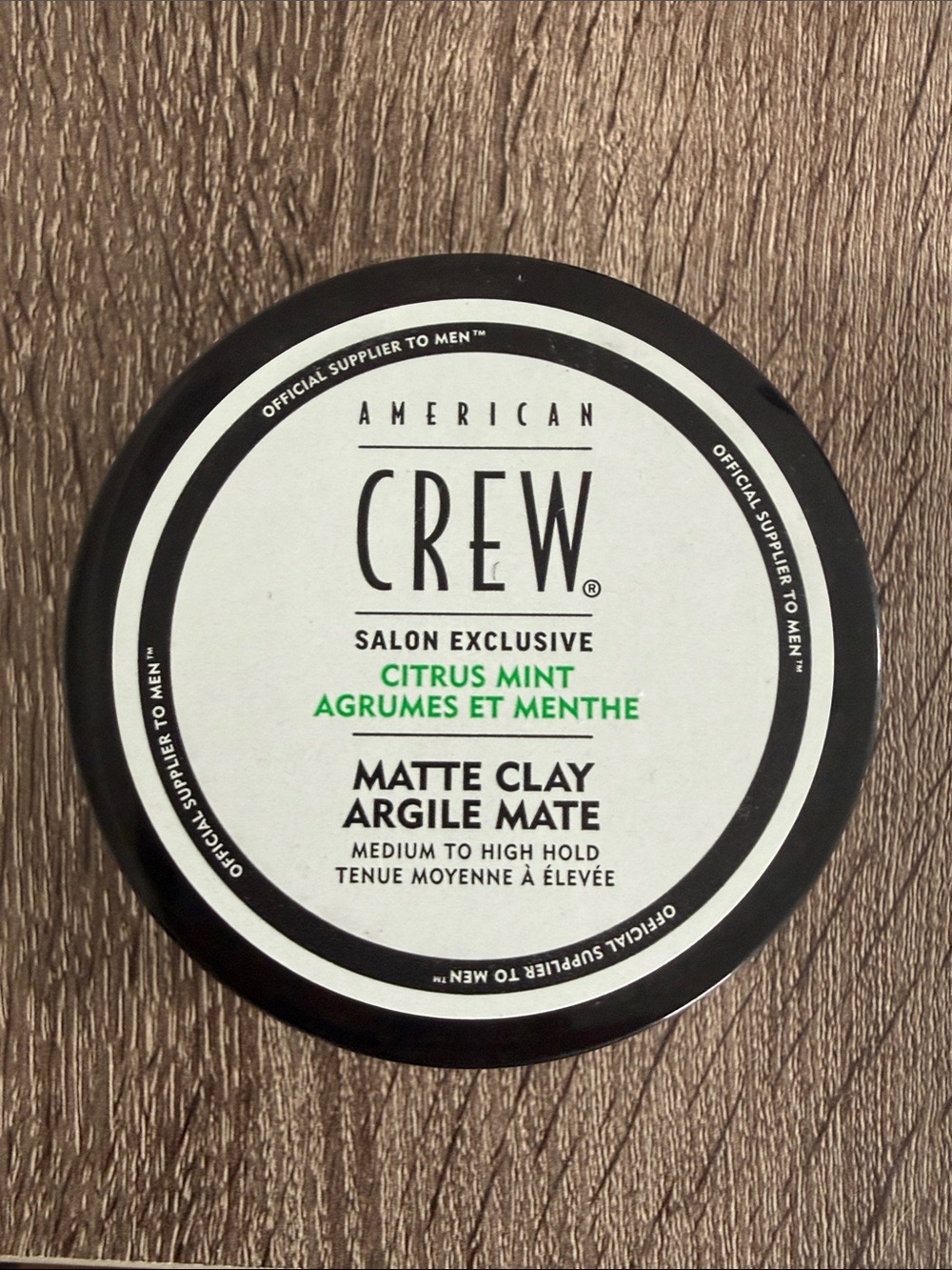 American Crew Matte Clay - Citrus Mint (White/Black) never opened brand new!